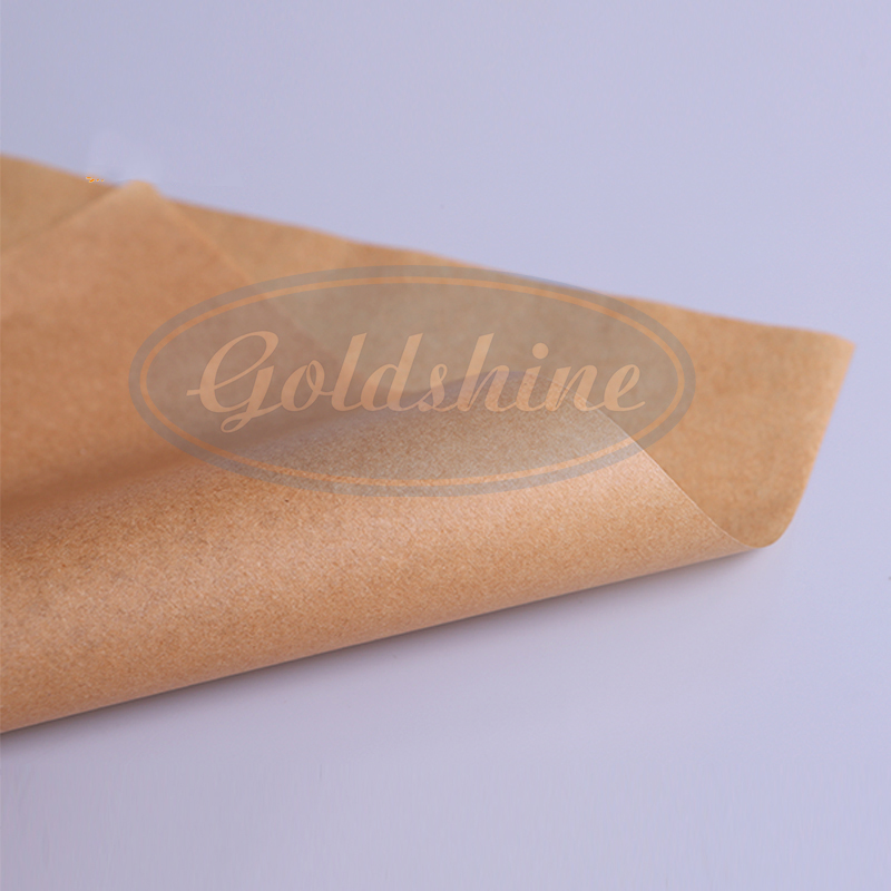 Braunes Lebensmittelwickelpapier aus fettfreiem Backpapier Pergamentpapier