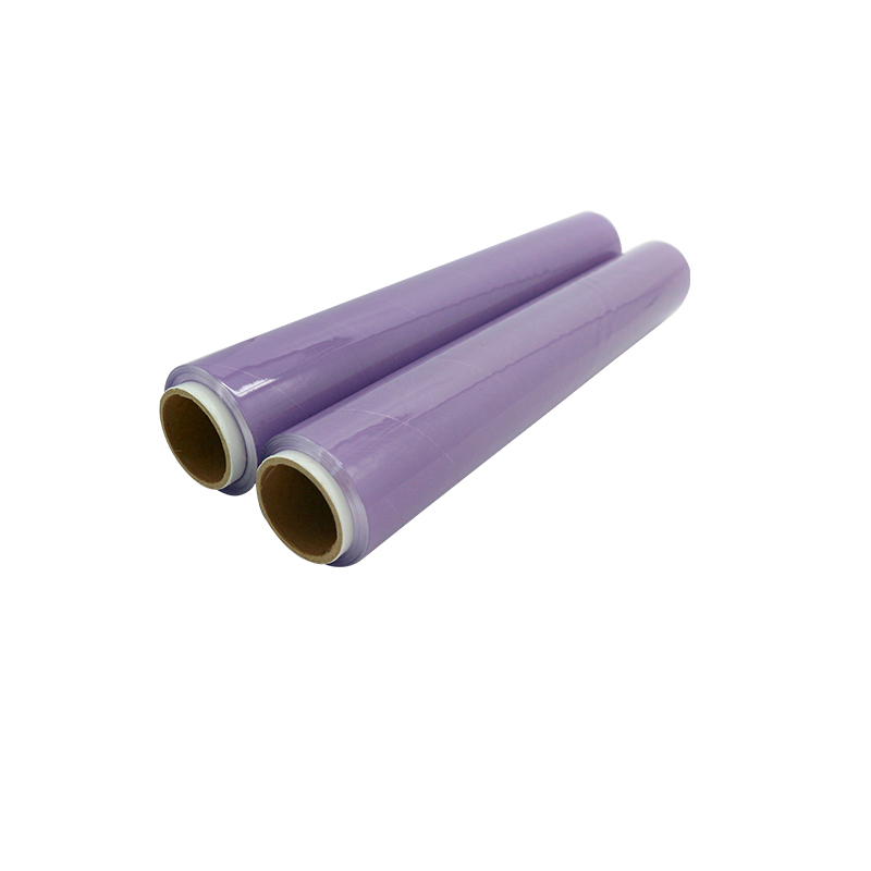 PVC novinka purpurová lepkavá fólie obalovací fólie