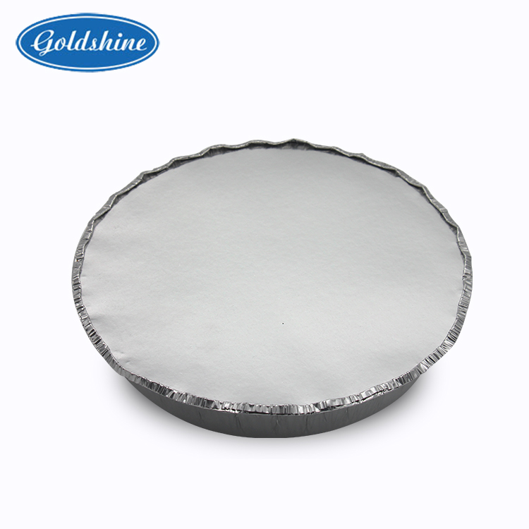 contenant alimentaire rond en aluminium jetable de 500ml, épaisseur 60 microns