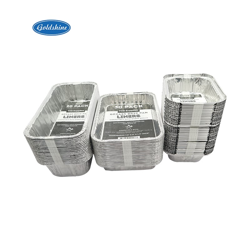Verschiedene Arten von Küchenzubehör Aluminiumfolie-Container