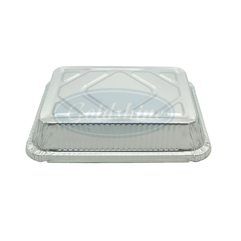 F22536 Lebensmittelbehälter aus Aluminiumfolie zum Backen mit Deckel