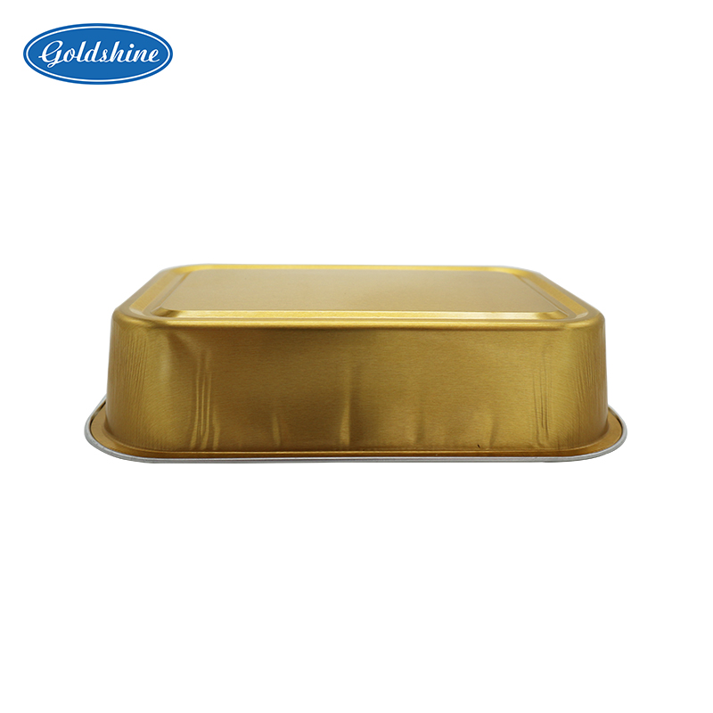Stapelbare Lebensmittel-Storage-Aluminiumfolien-Container-Box Backbecher