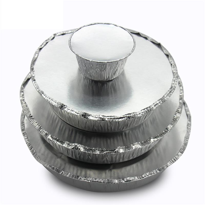 Umweltfreundliche, Einweg-Aluminiumfolie, runder Behälter für Fast Food