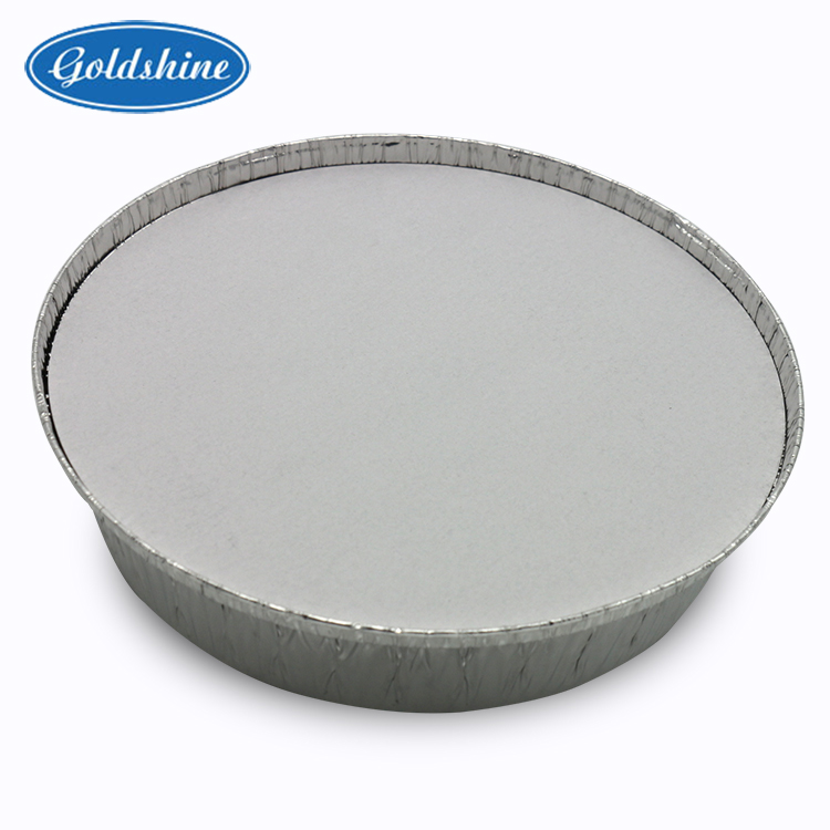 contenant alimentaire rond en aluminium jetable de 500ml, épaisseur 60 microns
