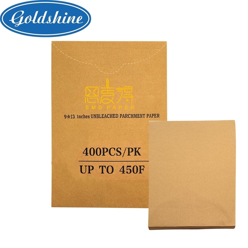 Braunes Lebensmittelwickelpapier aus fettfreiem Backpapier Pergamentpapier