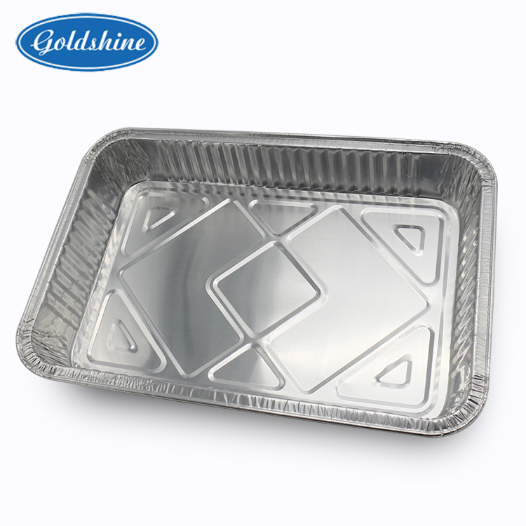 640ml Einweg-Aluminiumfolien-Container für Lebensmittelverpackung und Mitnahme-Lunchbox