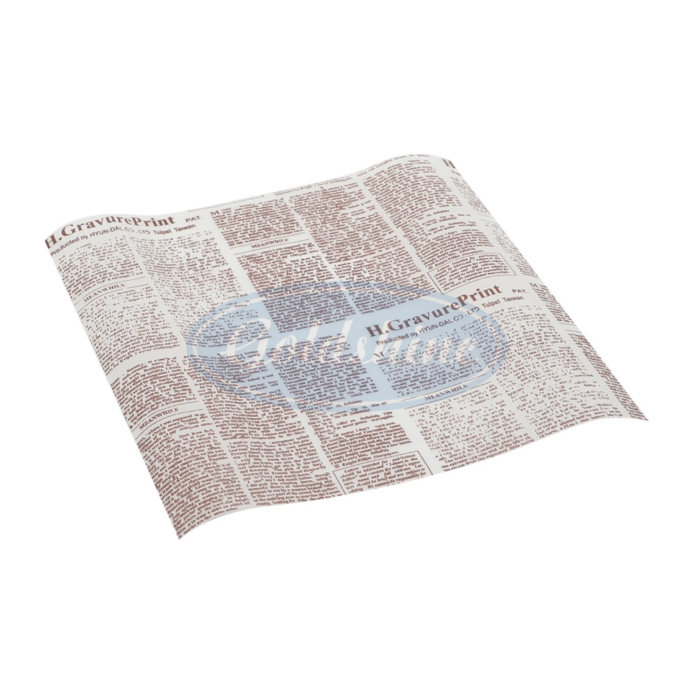 individuell bedrucktes Logo für Burgers oder Süßigkeiten-Wrap-Papier