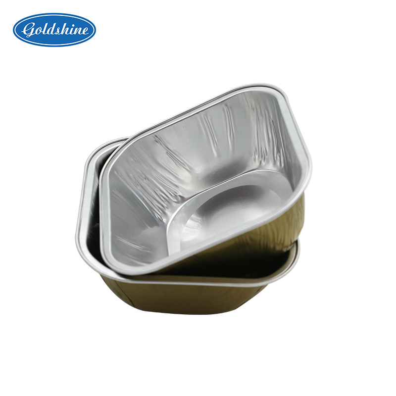 100 ml farbiger runder Kuchen-Dessert-Back-Aluminiumfolien-Container