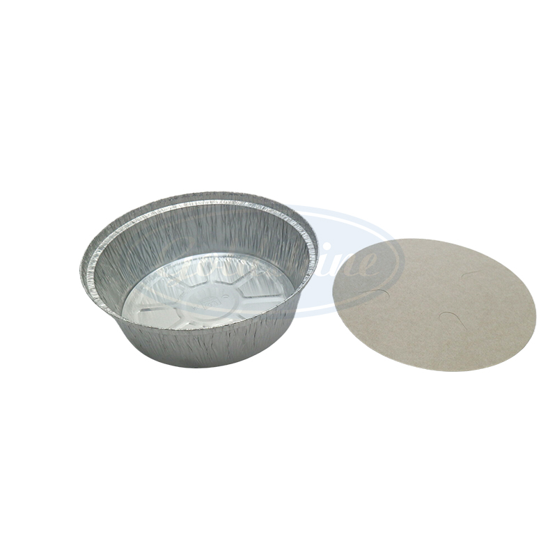 Y20656 Lebensmittelverpackung Einweg-Runde Aluminiumbehälter für Bento-Boxen
