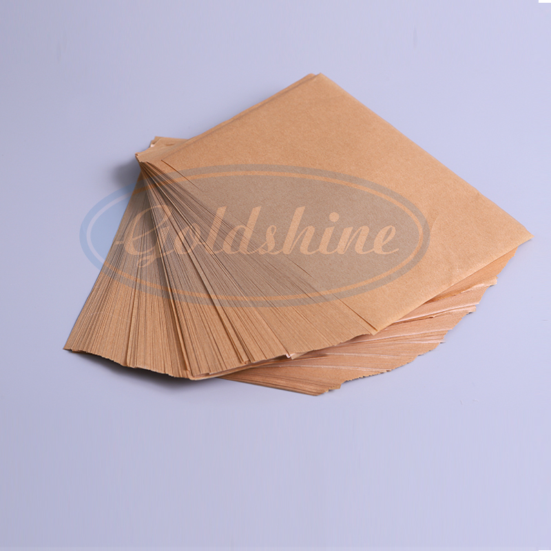 Braunes Lebensmittelwickelpapier aus fettfreiem Backpapier Pergamentpapier