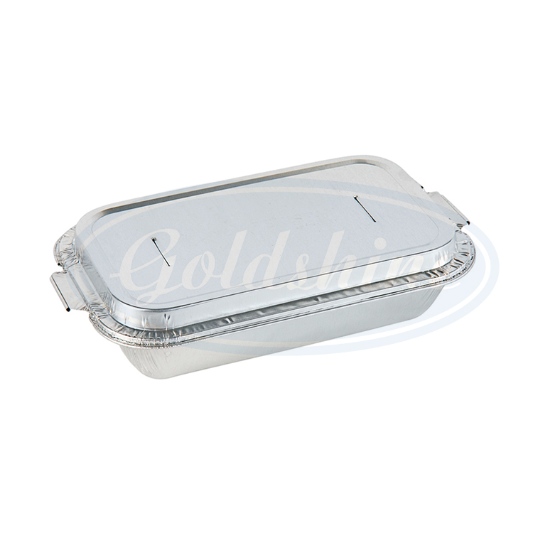 Einweg-Luftfahrtcatering Alufolien-Container Folien-Mahlzeitstablett
