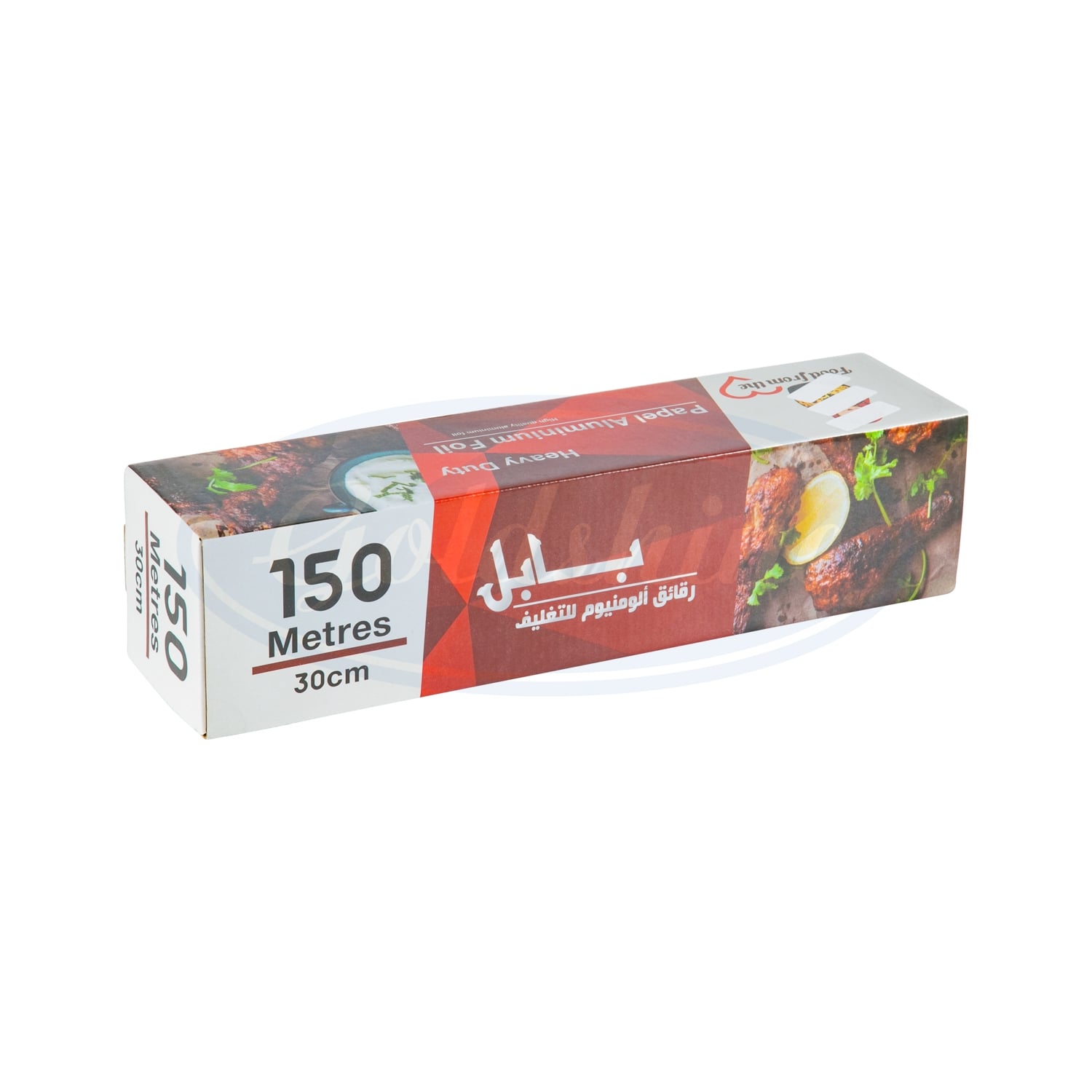 Recyclable Lebensmittelverpackung 30cm 150m Aluminiumfolie Blechfolie