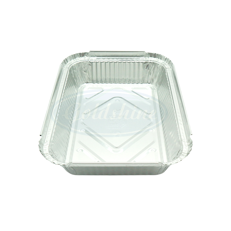 F19534 Einweg-Aluminiumfolien-Behälterbox mit Deckeln