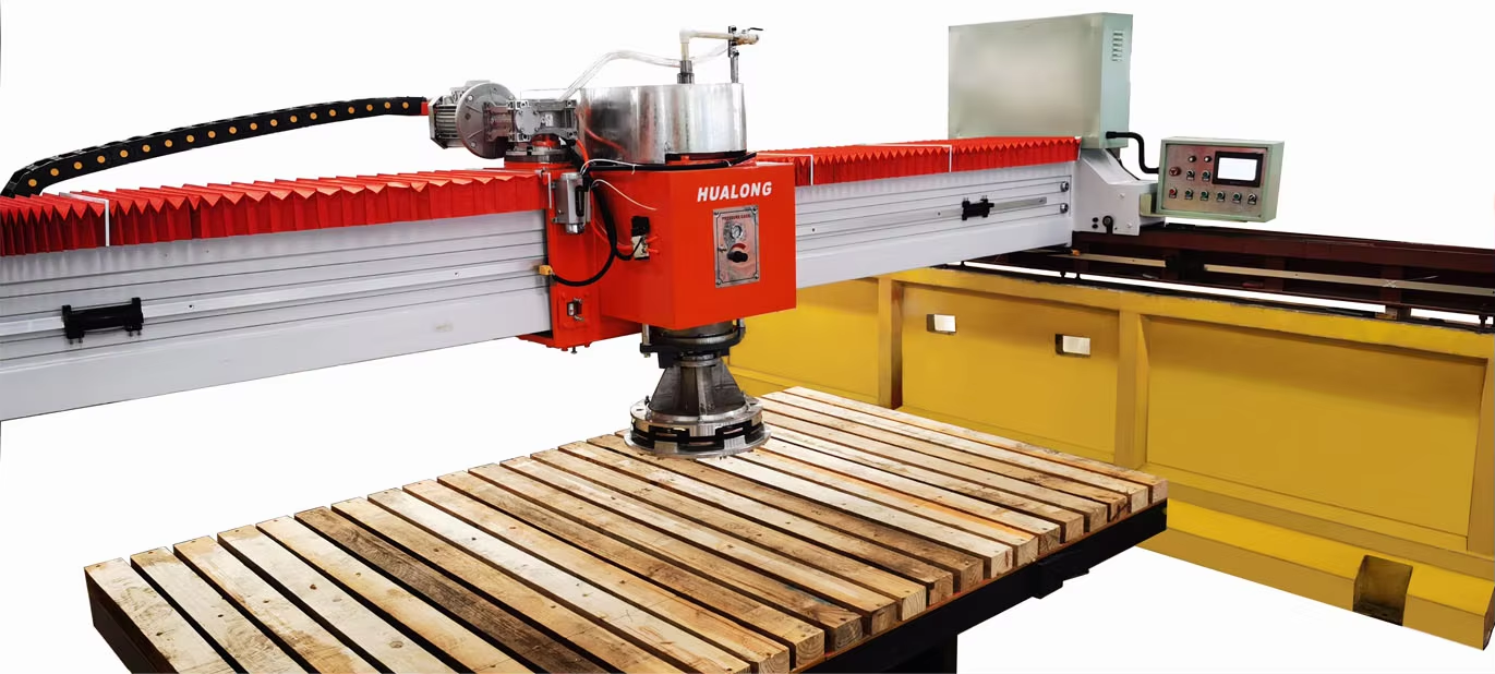 HLDM-1800 Stone Polishing Machine test