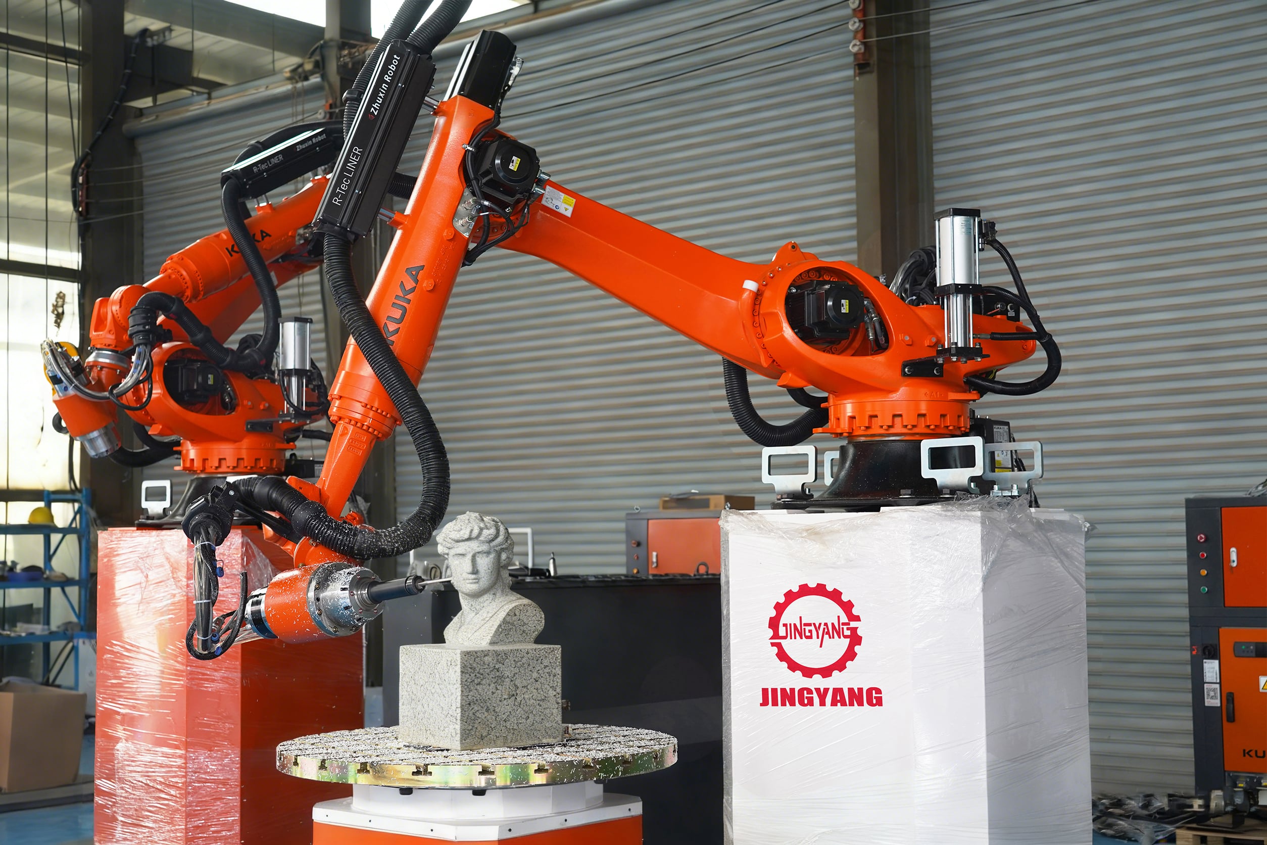 7 axis cnc sculpting robot hlrb 7a3d-4