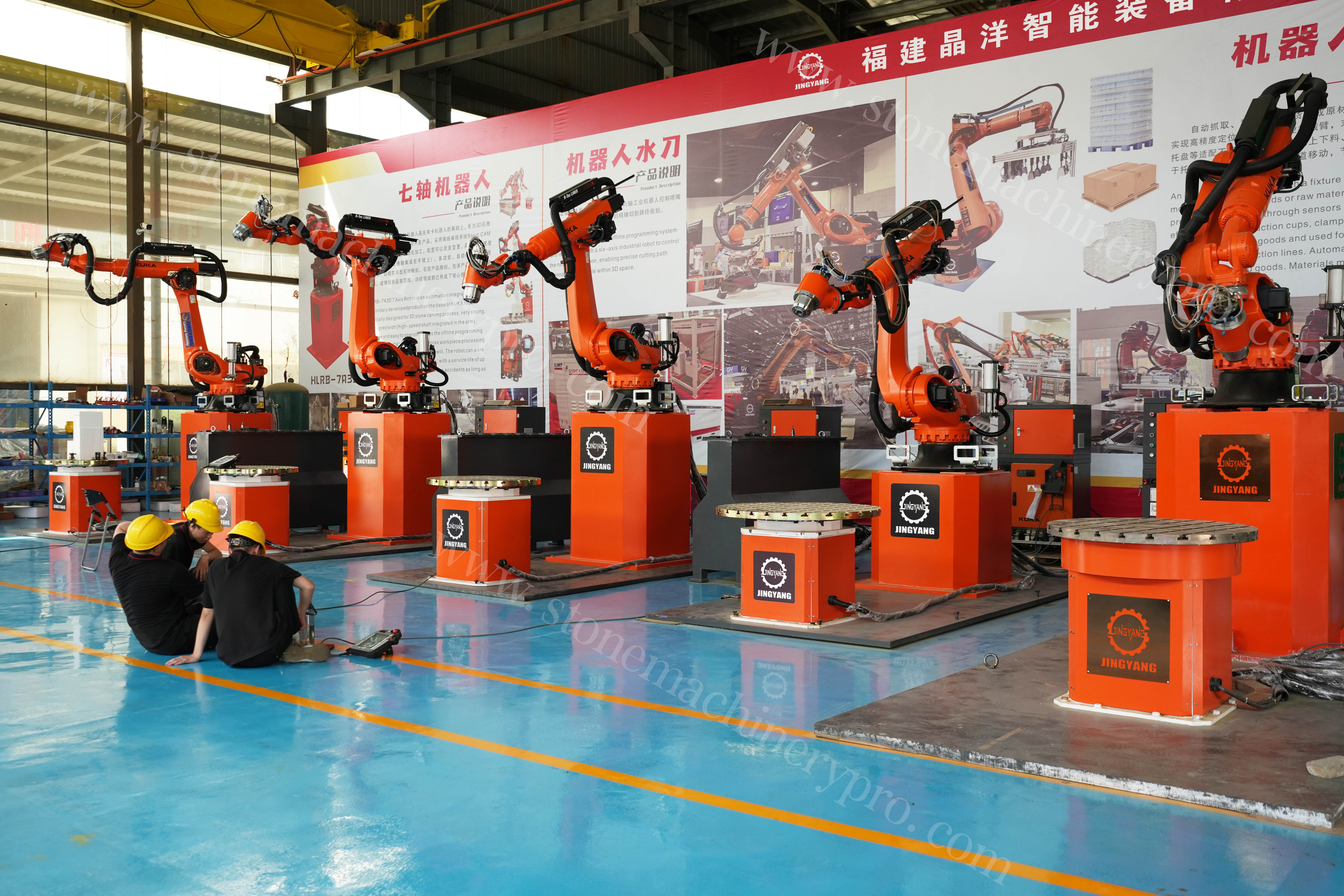 7 axis 3d sculpture robot arm cnc stone carving machine-0