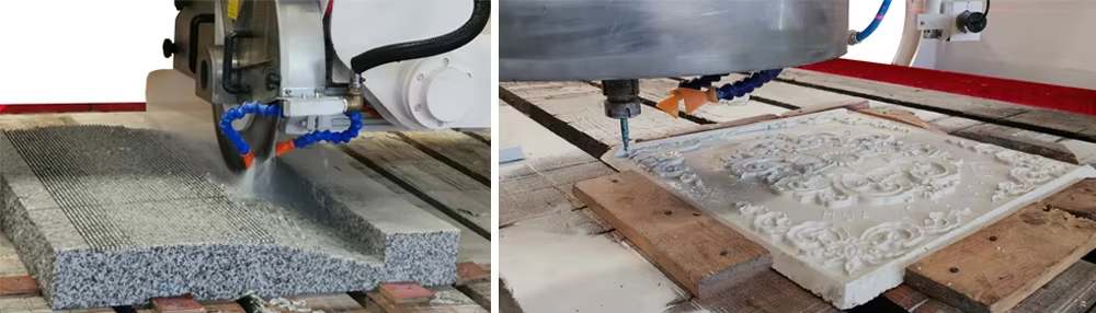 CNC Bridge Saw Cutting processing