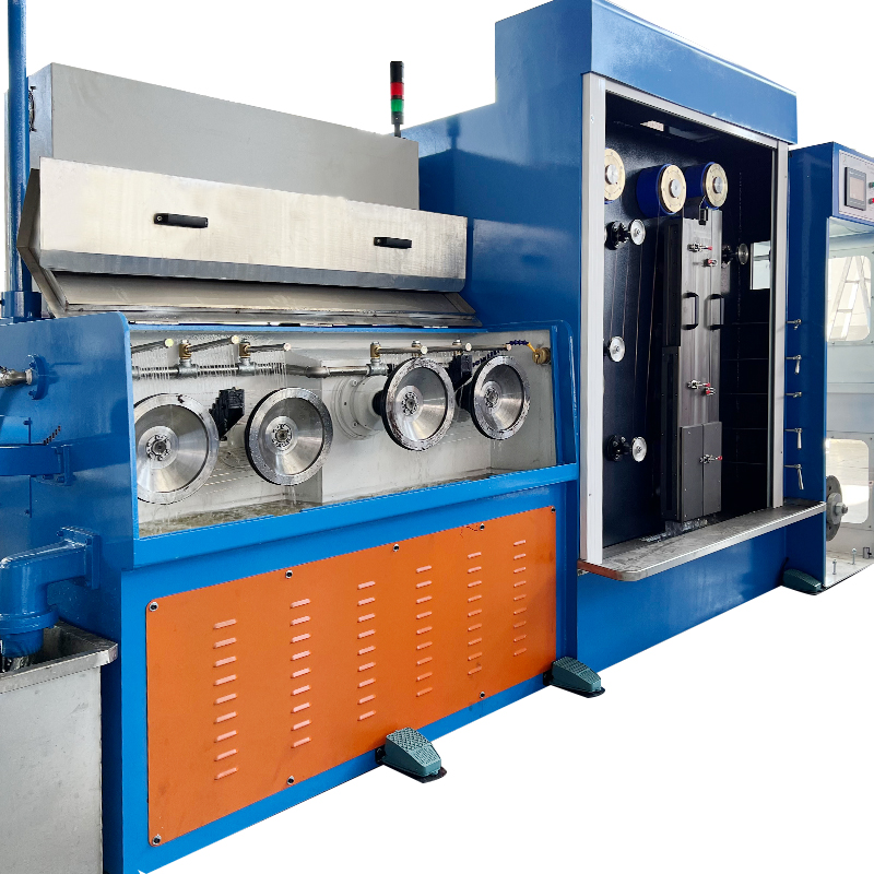 Brainpower Fine Wire Drawing Machine With Annealing Easy Maintenance Equipment for Copper Wire Workshop DT28