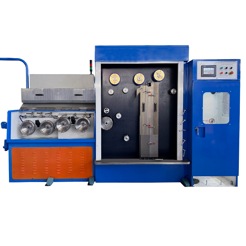 Industrial Fine Wire Drawing Machine With Annealing Digital Control Annealing System Low Noise Drawing Machinery for Copper Wire DT22