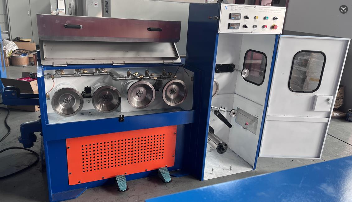 BRN-24DH Fine Wire Drawing Machine 24dies Constant Temperature Drawing System for High Precision Aluminum Wire Production