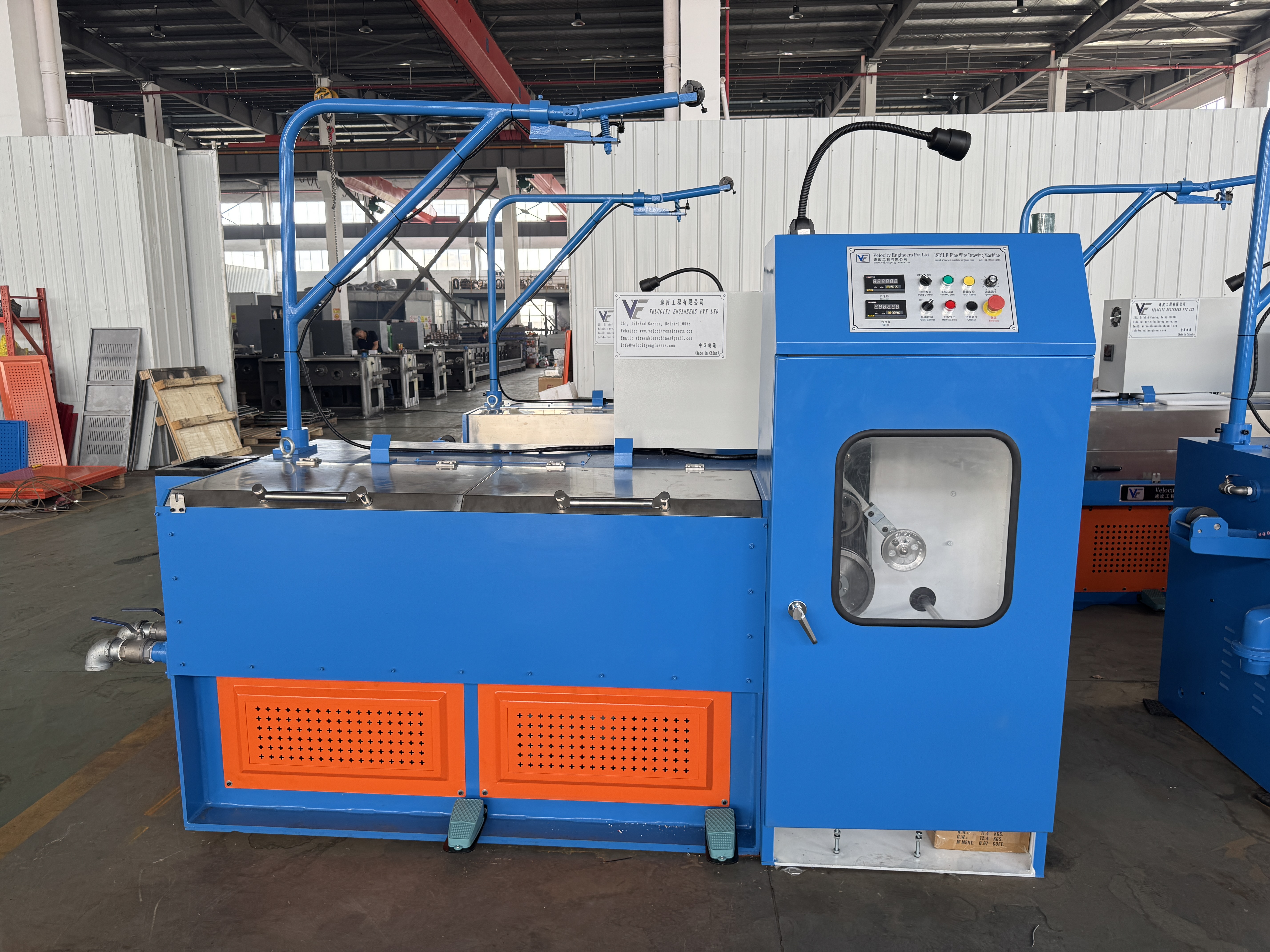 BRN24VD Brainpower Inlet0.45mm Wire Drawing Machine Dustproof Fully Enclosed Structure for Aluminum Wire Copper Wire Processing