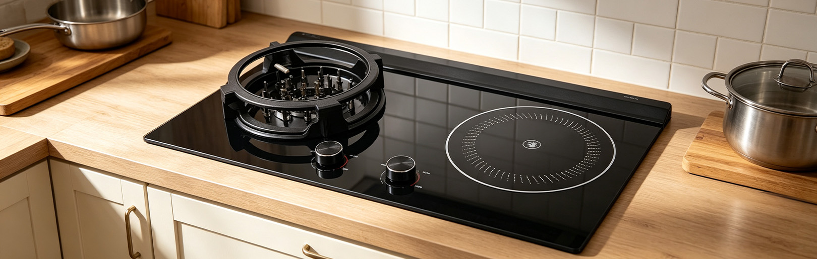 Innovative Electric Flame Stove with 2 Burners, No Gas Real Fire Cooker, Electronic Plasma Flame Stove for All Pots, OEM/ODM manufacture