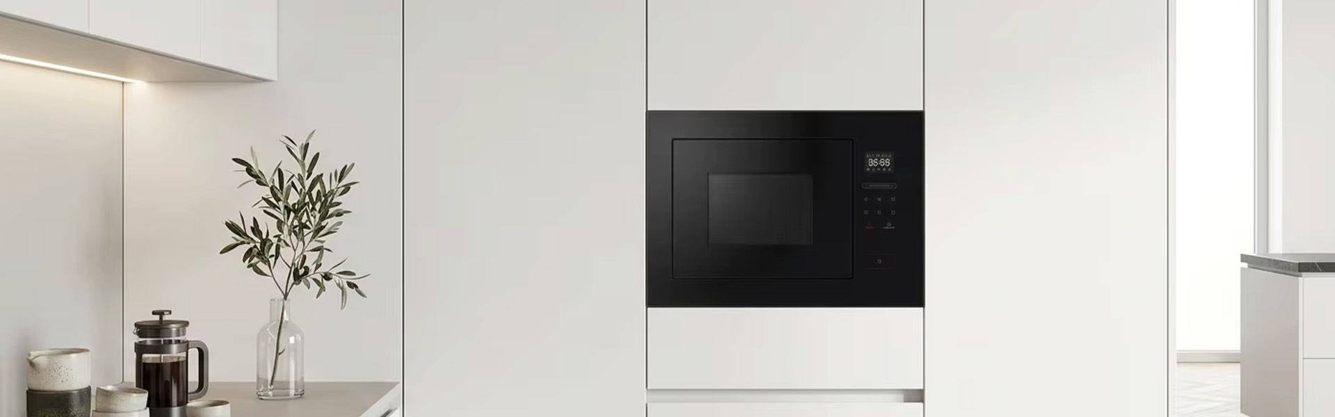 Wholesale Built-in Microwave Oven Black Tempered Glass Touch Control LED Display Kitchen Appliance Bulk Order OEM Factory manufacture
