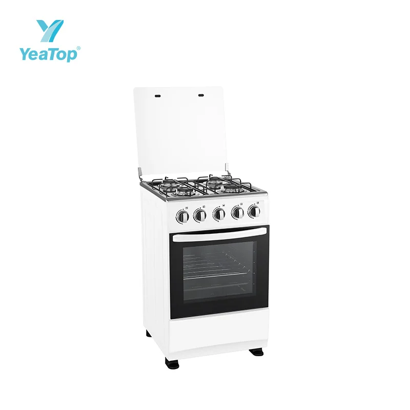 Custom Free Standing Gas Stove with Oven, 50cm Gas Range Cooker, Multi-Burner Kitchen Appliance, OEM/ODM