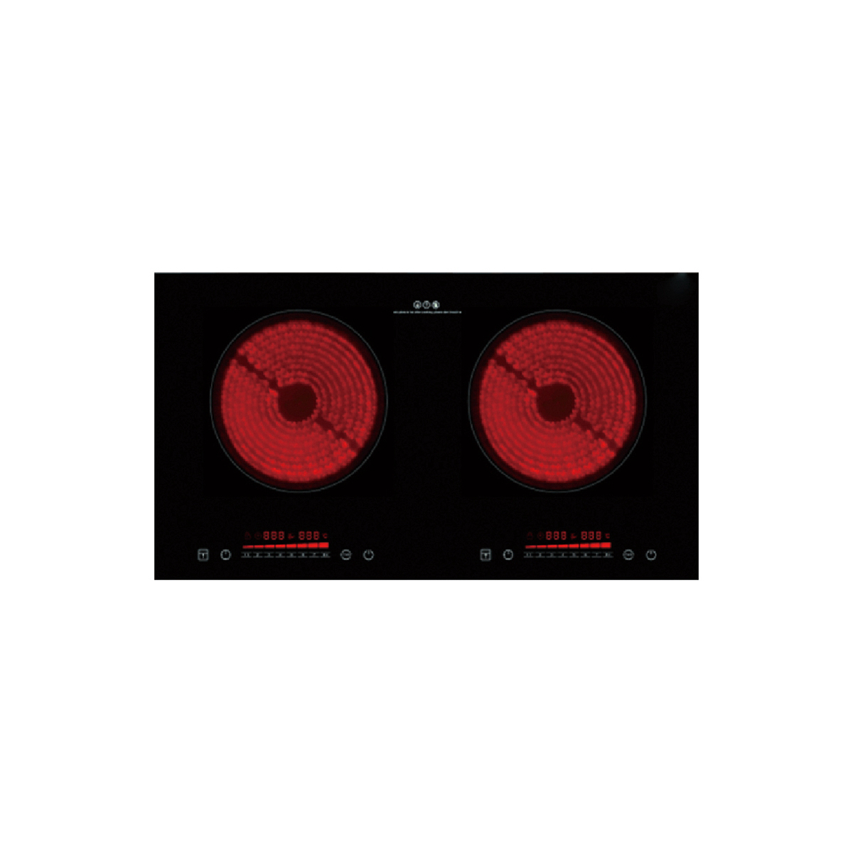Advanced Hybrid Heating Performance with Induction Infrared Cooktop Technology