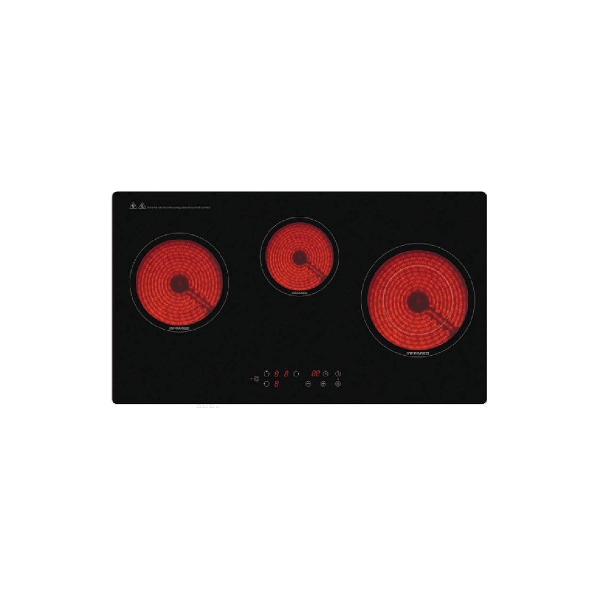 Advanced Radiant Heating with Universal Cookware Compatibility