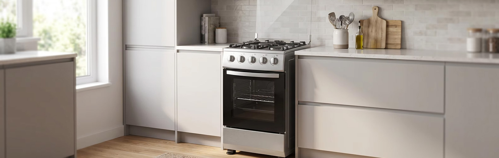 Custom Free Standing Gas Stove with Oven, 90cm Gas Range Cooker, Multi-Burner Kitchen Appliance, OEM/ODM manufacture