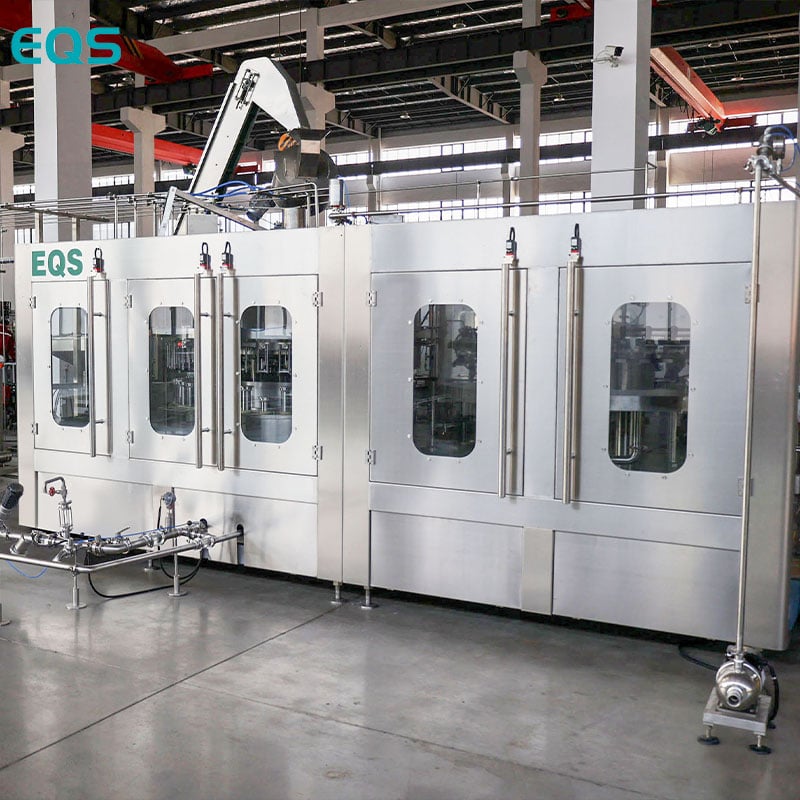 Automatic 10000BPH 330ML Beer Glass Bottle Washing Filling Capping Machine