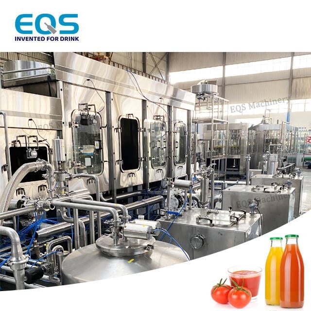 Juice Glass Bottle Ultra Clean Production Line