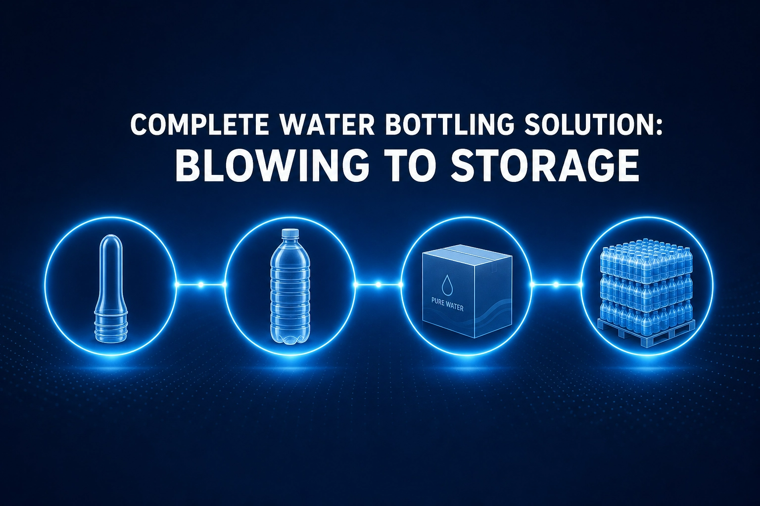 Complete Water Bottling Line Solution: From Bottle Blowing to Storage?