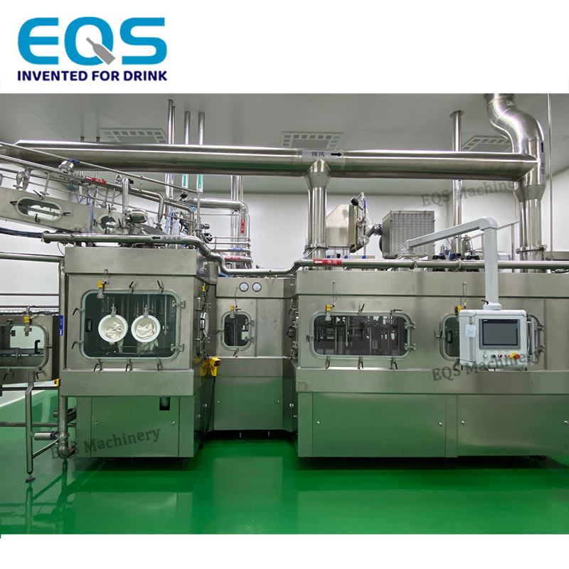 6000BPH Automatic Aseptic Yogurt Filling Machine Milk Dairy Bottle BFS Turnkey Production Line