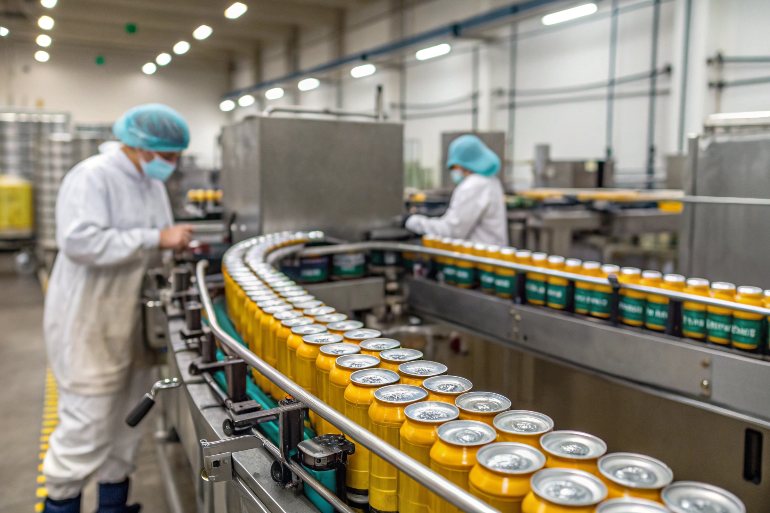 What is the production efficiency of the carbonated can filling machine?