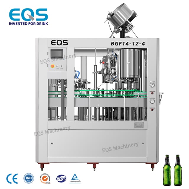 Automtaci 1000BPH Beer Glass Bottle Washing Filling Capping Machine