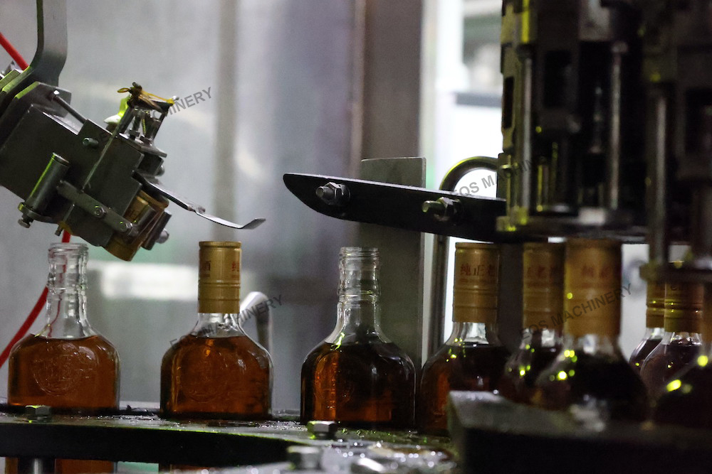 15000BPH Glass Bottle Yellow Wine Hot Filling Production Line