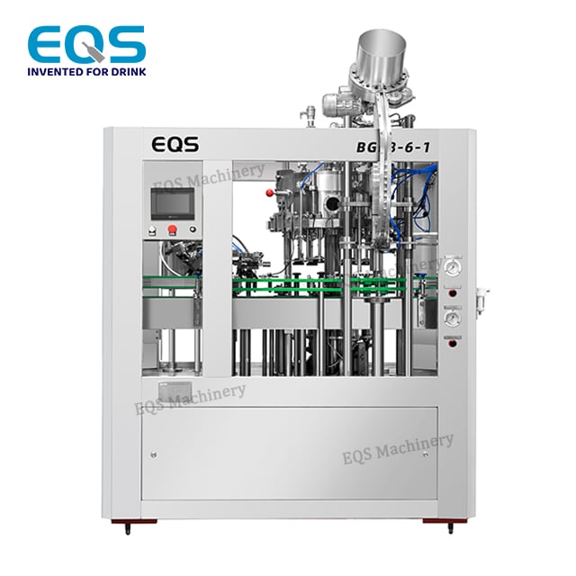 Automatic 500BPH Beer Glass Bottle Washing Filling Capping Machine