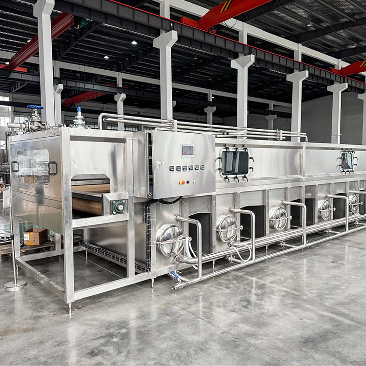 High-Efficiency Tunnel Pasteurization System for Beverage Safety
