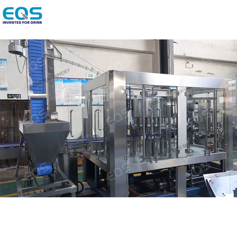 Full Automatic 8000BPH Water Pet Bottle Washing Filling Capping Machine