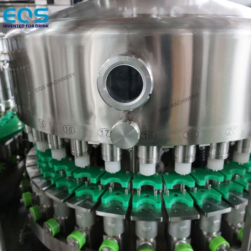 12000BPH Aluminum Foil Cap Hot Filling Machine