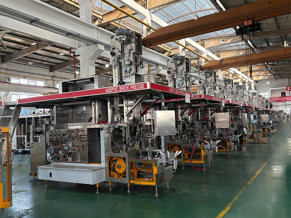 15000BPH Milk Pet Bottle Aseptic Filling Line&&7500BPH Aseptic Brick Filling Line
