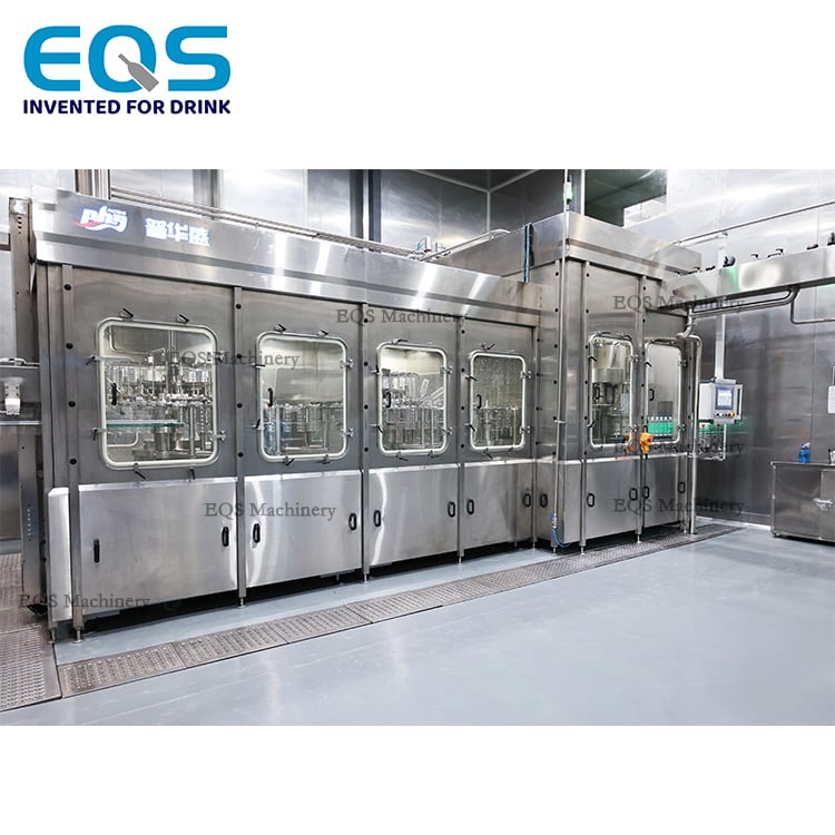High Speed 24000BPH 600ML PET Bottle Ultra Clean Hygienic Aseptic Juice Water Blowing Filling Capping Production Line