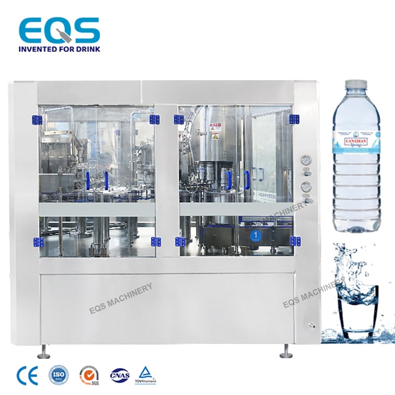 Full Automatic 2000BPH Water Pet Bottle Washing Filling Capping Machine