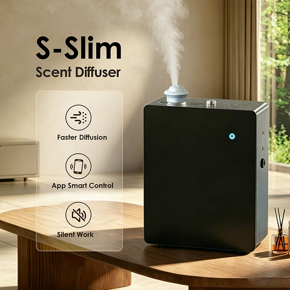 CNUS S600 Private Label 200㎡ Coverage 150ml Long Lasting Cold Air Nebulizing Scent Diffuser Commercial