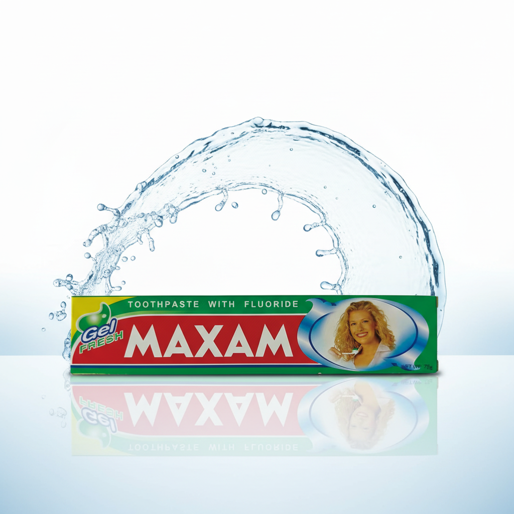 What is maxam toothpaste and how does it work?