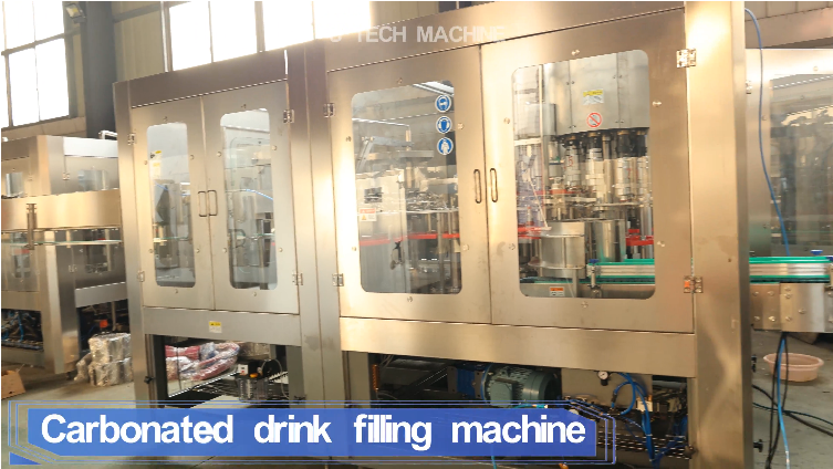 Carbonated drink filling machine