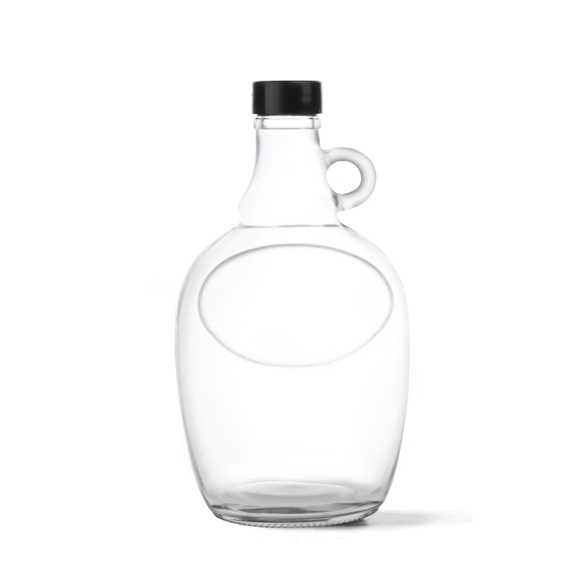 Wholesale 1L 2L 3L Large Capacity Empty Wine Bottles Clear Glass Growler