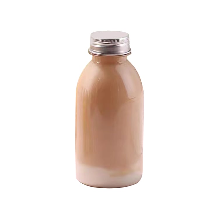 Wholesale 360ml Coffee Milk Tea Beverage Empty Glass Juice Bottles
